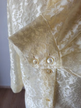 Load image into Gallery viewer, 1960s - Nylon Lace Blouse - Sz 44
