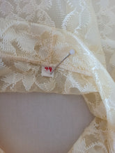 Load image into Gallery viewer, 1960s - Nylon Lace Blouse - Sz 44