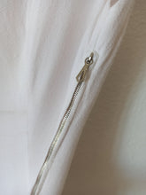 Charger l'image dans la galerie, 1940s 1950s - White Dotted Cotton Dress - W25 (64cm)