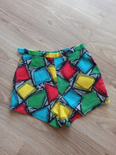 Load image into Gallery viewer, 1950s - Fabulous Primary Colors Abstract Shorts - W26/27.5 (70cm)
