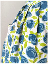 Charger l'image dans la galerie, 1950s 1960s - Beautiful Abstract Roseprint Pockets Dress - W32 (81cm)