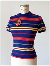 Laden Sie das Bild in den Galerie-Viewer, 1960s - SUBLYM, Spain - Deadstock Blue T-Shirt - Sz 14 #2