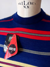 Laden Sie das Bild in den Galerie-Viewer, 1960s - SUBLYM, Spain - Deadstock Blue T-Shirt - Sz 14 #2
