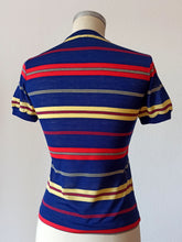 Laden Sie das Bild in den Galerie-Viewer, 1960s - SUBLYM, Spain - Deadstock Blue T-Shirt - Sz 14 #2