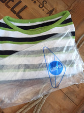 Laden Sie das Bild in den Galerie-Viewer, 1960s - SUBLYM, Spain - Deadstock Green Striped Top - Sz 4