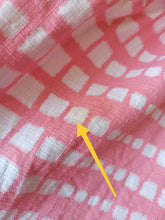 Charger l'image dans la galerie, 1950s - Adorable Pink Soft Barkcloth Dress - W27.5 (70cm)