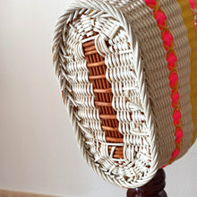 Charger l'image dans la galerie, 1950s 1960s - Gorgeous Wicker Plastic Basket Handbag