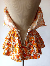 Charger l'image dans la galerie, 1950s - Gorgeous Italian Floral Cotton Jumpsuit - W22 (56cm)