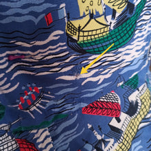 Charger l'image dans la galerie, 1950s - Stunning Novelty Print Halter Rayon Dress - W27 (68cm)