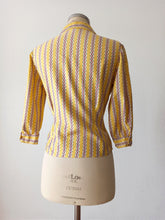 Charger l'image dans la galerie, 1940s 1950s - Fabulous French Cotton Blouse - Sz 44