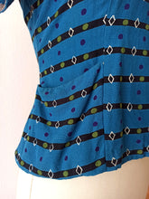 Cargar imagen en el visor de la galería, 1940s - Gorgeous Textured Rayon Blouse - W30 (76cm)