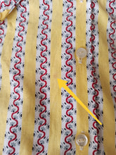 Charger l'image dans la galerie, 1940s 1950s - Fabulous French Cotton Blouse - Sz 44