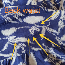 Cargar imagen en el visor de la galería, 1940s - Original WIEN, Austria - Lilac Blue Rayon Crepe Dress - W30 (76cm)