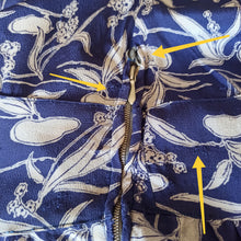 Cargar imagen en el visor de la galería, 1940s - Original WIEN, Austria - Lilac Blue Rayon Crepe Dress - W30 (76cm)