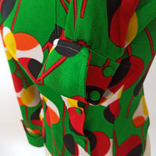Load image into Gallery viewer, 1960s 1970s - Stunning Abstract Blouse - Sz XS/S