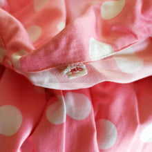 Charger l'image dans la galerie, 1950s 1960s - GERMANY - Iconic Pink Dotted Cotton Dress - W26 (66cm)