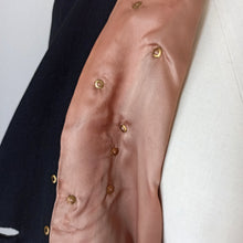 Cargar imagen en el visor de la galería, 1940s - FRANCE - Outstanding Rhinestones Gabardine Blazer - W29 (74cm)