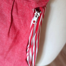 Charger l'image dans la galerie, 1950s - LONDON - Fabulous Red Stripes Raspberry Pants - W28 (70cm)