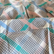 Cargar imagen en el visor de la galería, 1940s 1950s - Adorable Pastel Colors Cotton Dress - W29 (74cm)