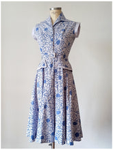 Cargar imagen en el visor de la galería, 1940s - Delicious Day Dress - W28.5 (72cm)