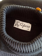 Charger l'image dans la galerie, 1960s - DEADSTOCK - Cofasa, Spain - Black Sweater - Sz 3