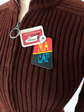Charger l'image dans la galerie, 1960s - DEADSTOCK - MACAP, Spain - Brown Zipper Jacket