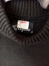 Charger l'image dans la galerie, 1960s - DEADSTOCK - Cofasa, Spain - Black Sweater - Sz 4