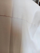 Charger l'image dans la galerie, 1950s 1960s - Cute White Cotton Pleated Dress - W30 (76cm)