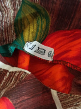 Charger l'image dans la galerie, 1950s 1960s - Stunning Bold Roseprint Cotton Dress - W27.5 (70cm)