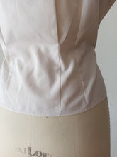 Cargar imagen en el visor de la galería, 1940s 1950s - AKRIS, Switzerland - Sublime White Cotton Blouse - W31 (80cm)