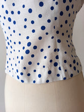 Charger l'image dans la galerie, 1950s - Exquisite Textured Rayon Dotted Set - W29 (74cm)