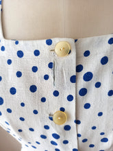 Charger l'image dans la galerie, 1950s - Exquisite Textured Rayon Dotted Set - W29 (74cm)
