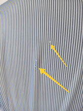 Charger l'image dans la galerie, 1940s 1950s - Stunning Dramatic Balloon Sleeves Striped Dress - W28.5 (72cm)