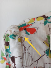 Cargar imagen en el visor de la galería, 1940s - Marvelous Colors Rayon Dress - W27 (68cm)