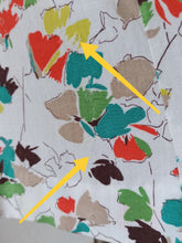 Cargar imagen en el visor de la galería, 1940s - Marvelous Colors Rayon Dress - W27 (68cm)