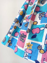 Charger l'image dans la galerie, 1950s 1960s - HENRY GABRIEL, France - Collector Novelty Print Dress - W28.5 (72cm)