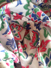 Cargar imagen en el visor de la galería, 1940s - JOSSELYNE, Paris - Stunning Cotton Dress - W31 (80cm)