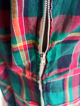 Charger l'image dans la galerie, 1950s - Gorgeous Tartan Cotton Dress - W33 (84cm)