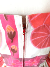 Charger l'image dans la galerie, 1950s 1960s - Gorgeous Plants Floral Print Cotton Dress - W29 (74cm)