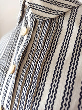 Charger l'image dans la galerie, 1940s 1950s - Outstanding Beauty Cotton Dress - W28.5 (72cm)