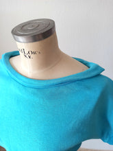 Charger l'image dans la galerie, 1950s - SUBLYM - Deadstock Blue Cotton Top - Sz 1