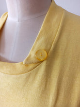 Charger l'image dans la galerie, 1950s - SUBLYM - Deadstock Yellow Cotton Top - Sz 2