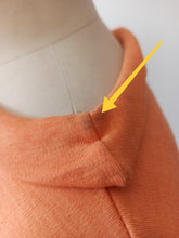 Charger l'image dans la galerie, 1950s - SUBLYM - Deadstock Peach Cotton Top - Sz 3