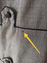 Charger l'image dans la galerie, 1950s - Exquisite Houndstooth Soft Wool Dress - W24.5 (62cm)