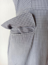 Charger l'image dans la galerie, 1950s - FRANCE - Gorgeous Grey Cotton Pockets Dress - W29 (74cm)