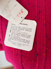 Charger l'image dans la galerie, 1960s - DEADSTOCK - VINTRÓ, Barcelona - Flecked Pink Knit Top - Sz 3