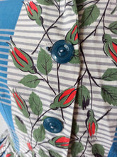 Charger l'image dans la galerie, 1950s - Fabulous Right Before Bloming Roseprint Dress - W27 (68cm)