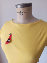 Laden Sie das Bild in den Galerie-Viewer, 1960s - DEADSTOCK - SUBLYM, Spain - Yellow Cotton Top - Sz 3