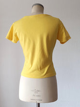 Laden Sie das Bild in den Galerie-Viewer, 1960s - DEADSTOCK - SUBLYM, Spain - Yellow Cotton Top - Sz 3