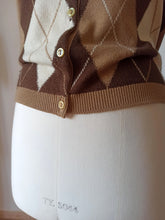 Charger l'image dans la galerie, 1950s - PRINGLE, Scotland - Iconic Intarsia Cashmere Cardigan